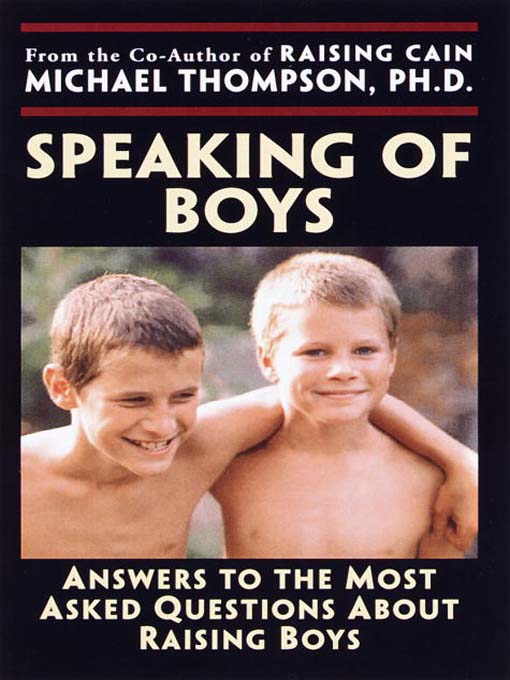 Cover image for Speaking of Boys